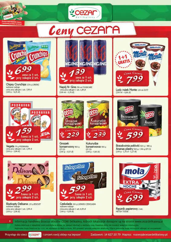 CEZAR Delikatesy - gazetka promocyjna Gazetka od czwartku 14.05 do środy 27.05 - strona 8