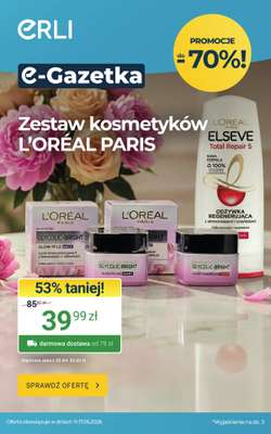 ERLI - gazetka promocyjna Dzień Mamy, Komunia? Sprawdź top prezenty! od piątku 15.05 do niedzieli 17.05