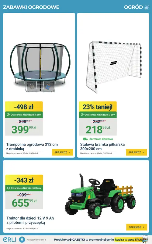 ERLI - gazetka promocyjna Dzień Mamy, Komunia? Sprawdź top prezenty! od piątku 15.05 do niedzieli 17.05 - strona 6