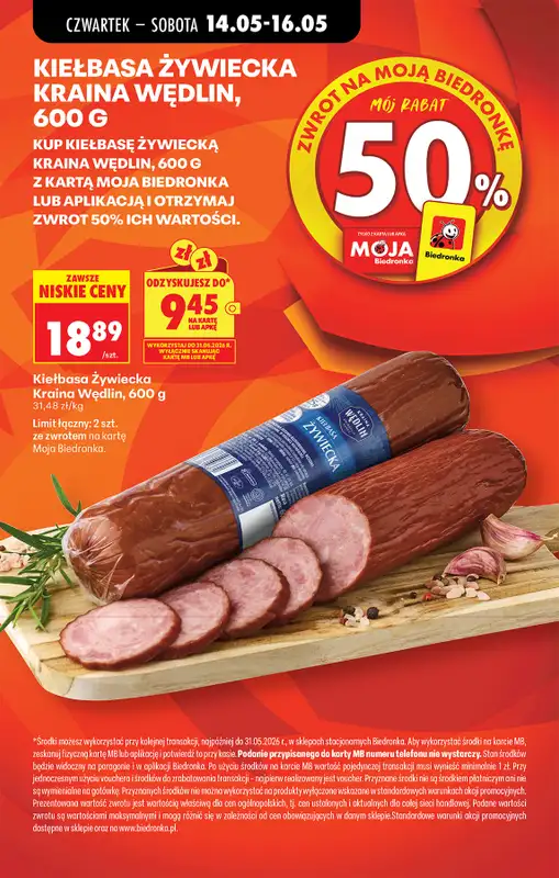 Biedronka - gazetka promocyjna Od czwartku, Z ladą tradycyjną od czwartku 14.05 do środy 20.05 - strona 23