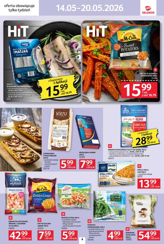 Selgros - gazetka promocyjna Jeszcze więcej super promocji! od czwartku 14.05 do środy 20.05 - strona 4