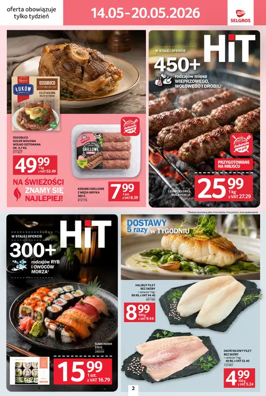 Selgros - gazetka promocyjna Jeszcze więcej super promocji! od czwartku 14.05 do środy 20.05 - strona 2