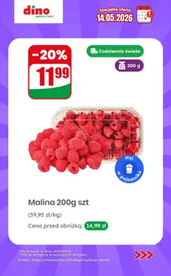 Dino - gazetka promocyjna Specjalna oferta na 14.05.2026 - promocje spoza gazetki od czwartku 14.05 do czwartku 14.05 - strona 2