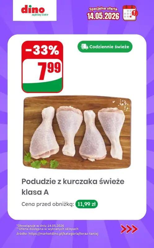 Dino - gazetka promocyjna Specjalna oferta na 14.05.2026 - promocje spoza gazetki od czwartku 14.05 do czwartku 14.05 - strona 3