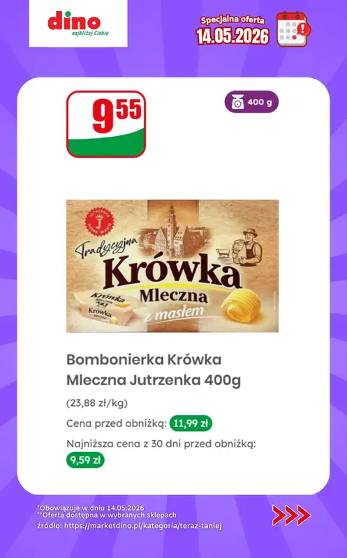 Dino - gazetka promocyjna Specjalna oferta na 14.05.2026 - promocje spoza gazetki od czwartku 14.05 do czwartku 14.05 - strona 10