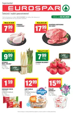 SPAR - gazetka promocyjna Gazetka Eurospar od środy 20.05 do niedzieli 31.05