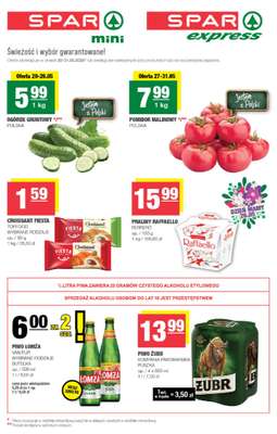 SPAR - gazetka promocyjna Gazetka Spar Mini od środy 20.05 do niedzieli 31.05