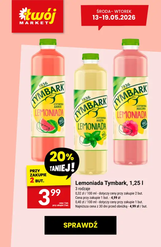 Twój Market - gazetka promocyjna Najlepsze promocje! od czwartku 14.05 do wtorku 19.05 - strona 8