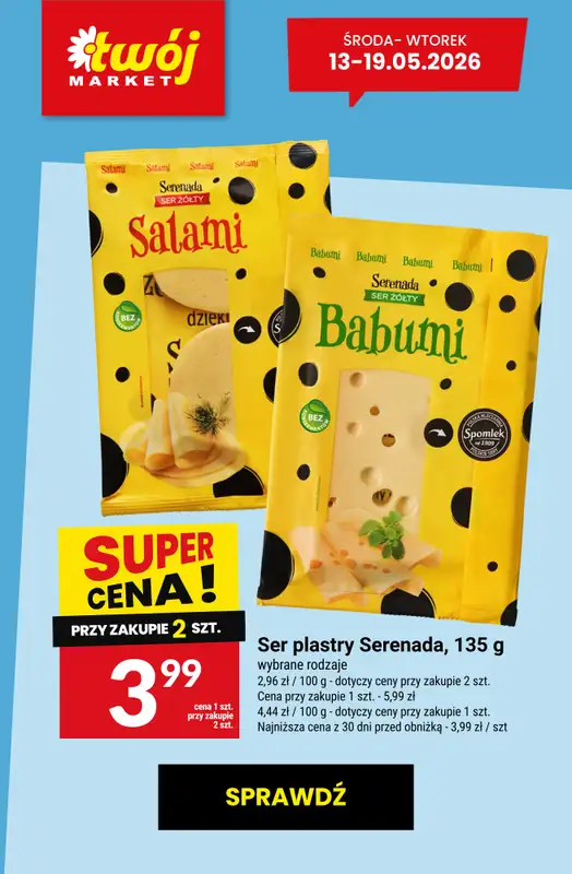Twój Market - gazetka promocyjna Najlepsze promocje! od czwartku 14.05 do wtorku 19.05 - strona 6