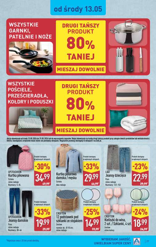 Aldi - gazetka promocyjna Pełny katalog! od poniedziałku 11.05 do soboty 16.05 - strona 27