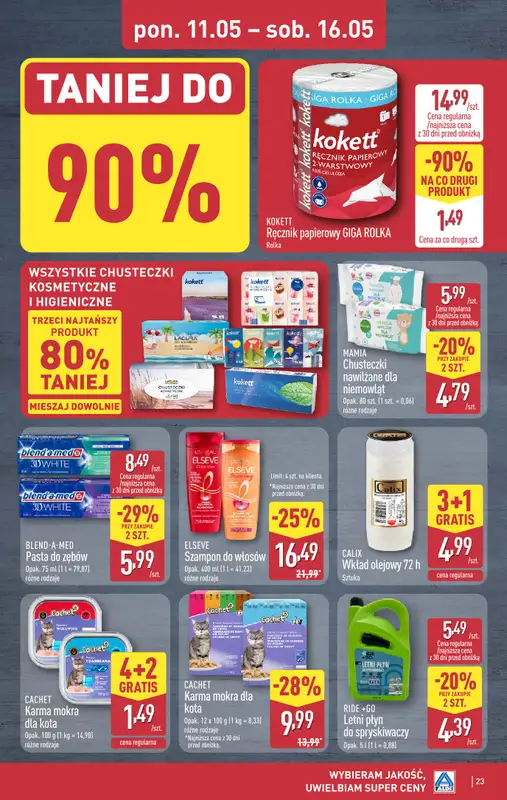 Aldi - gazetka promocyjna Pełny katalog! od poniedziałku 11.05 do soboty 16.05 - strona 23