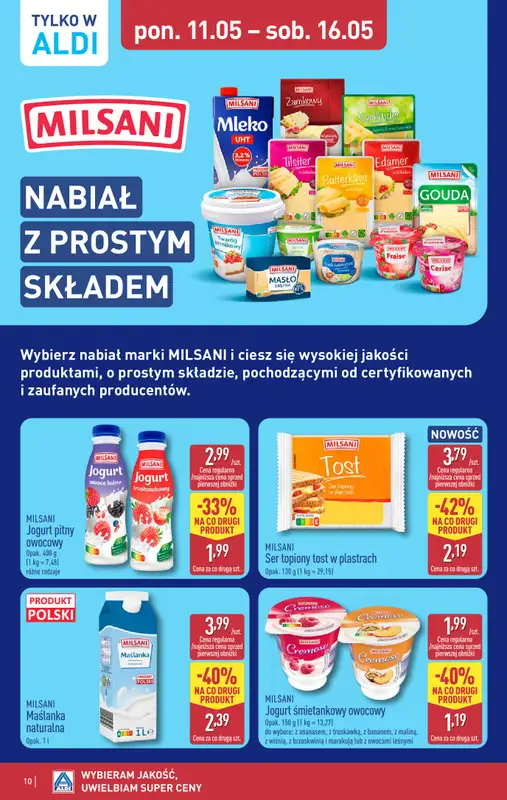 Aldi - gazetka promocyjna Pełny katalog! od poniedziałku 11.05 do soboty 16.05 - strona 10