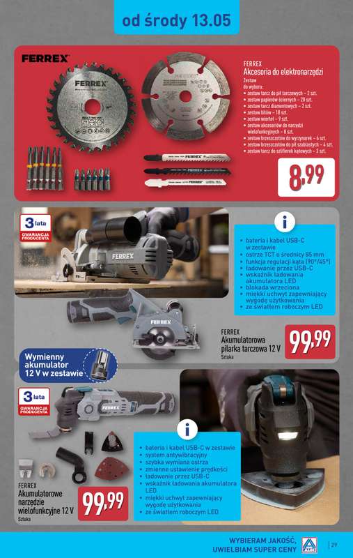 Aldi - gazetka promocyjna Pełny katalog! od poniedziałku 11.05 do soboty 16.05 - strona 29