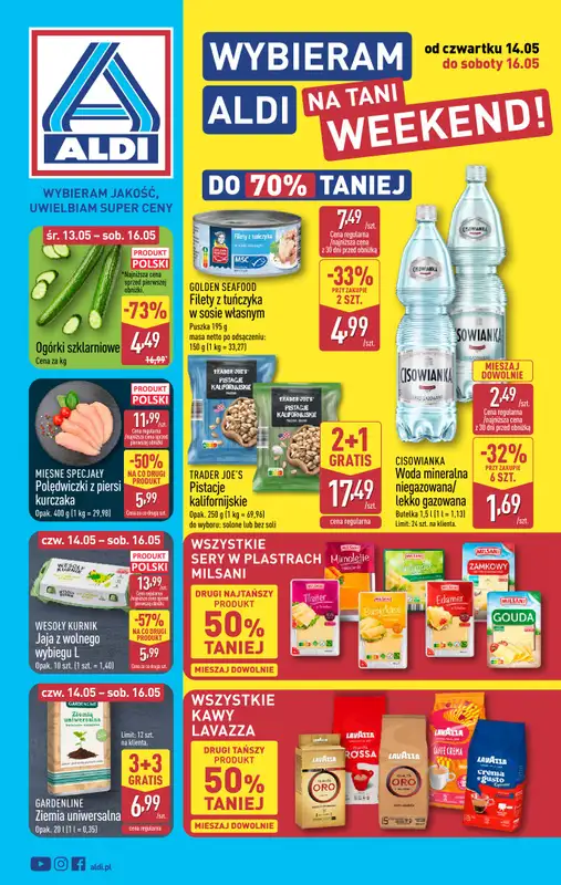 Aldi - gazetka promocyjna Weekend super cen w Aldi!  
