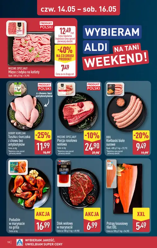 Aldi - gazetka promocyjna Weekend super cen w Aldi! od czwartku 14.05 do soboty 16.05 - strona 10