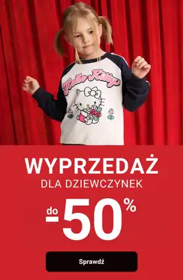 Smyk - gazetka promocyjna Do -50% wyprzedaż dla dziewczynek od czwartku 14.05 