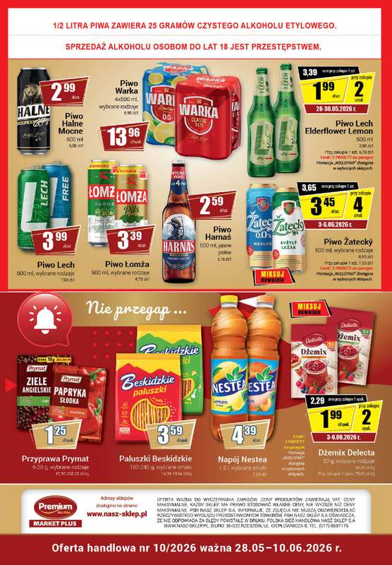 Premium Nasz Sklep - gazetka promocyjna Gazetka Premium Market Plus od czwartku 28.05 do środy 10.06 - strona 8