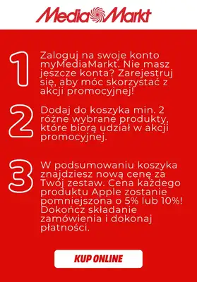 Media Markt - gazetka promocyjna Do -10% na 2 wybrane produkty Apple od czwartku 14.05 do niedzieli 17.05 - strona 2