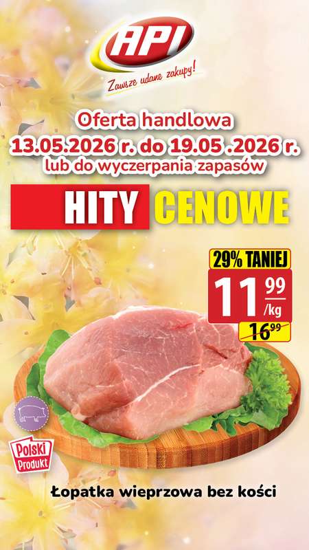 API Market - gazetka promocyjna Plakaty promocyjne od czwartku 14.05 do wtorku 19.05