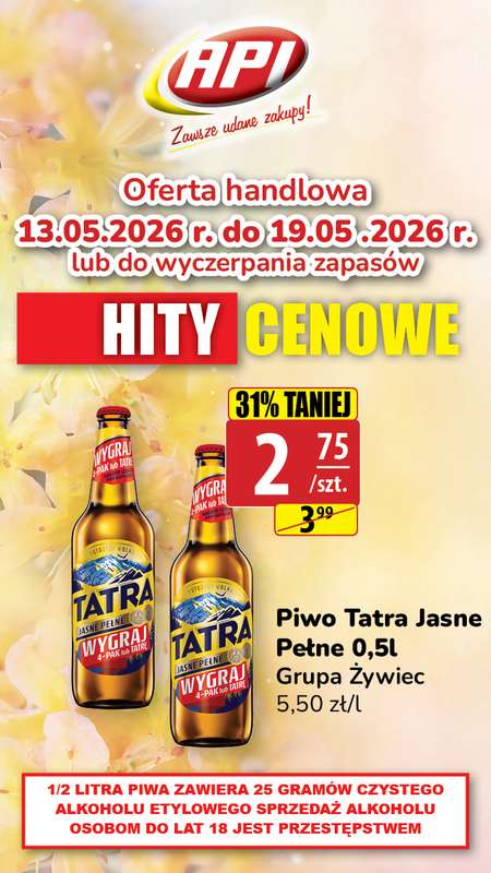 API Market - gazetka promocyjna Plakaty promocyjne od czwartku 14.05 do wtorku 19.05 - strona 9