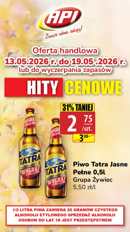 API Market - gazetka promocyjna Plakaty promocyjne od czwartku 14.05 do wtorku 19.05 - strona 9