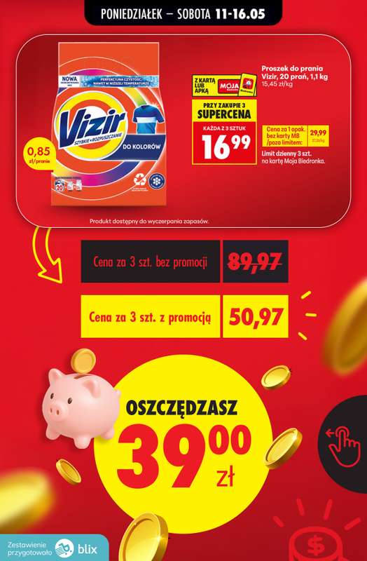 Biedronka - gazetka promocyjna Przeliczamy promocje! od czwartku 14.05 do soboty 16.05 - strona 9
