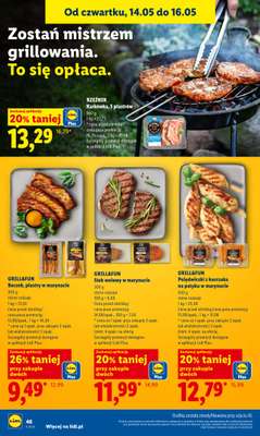 Lidl - gazetka promocyjna Oferta od czwartku od czwartku 14.05 do soboty 16.05 - strona 50