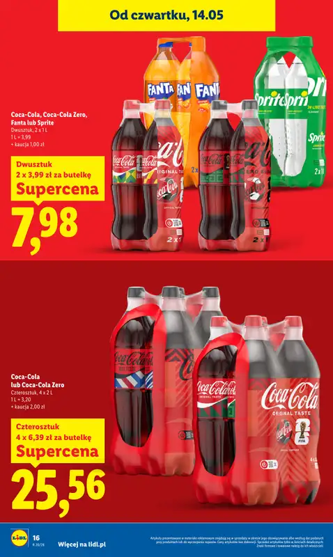 Lidl - gazetka promocyjna Oferta od czwartku od czwartku 14.05 do soboty 16.05 - strona 16