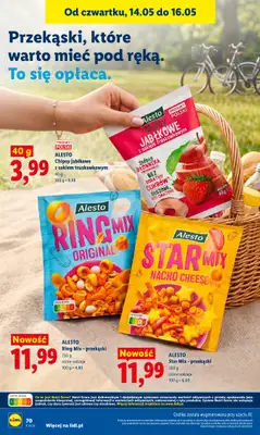 Lidl - gazetka promocyjna Oferta od czwartku od czwartku 14.05 do soboty 16.05 - strona 78