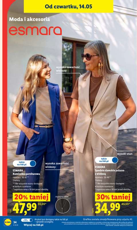 Lidl - gazetka promocyjna Oferta od czwartku od czwartku 14.05 do soboty 16.05 - strona 36