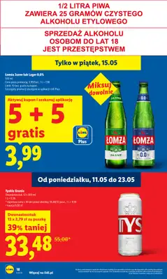Lidl - gazetka promocyjna Oferta od czwartku od czwartku 14.05 do soboty 16.05 - strona 18