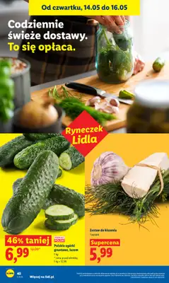 Lidl - gazetka promocyjna Oferta od czwartku od czwartku 14.05 do soboty 16.05 - strona 42