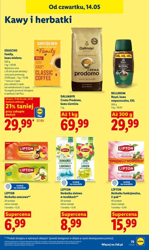 Lidl - gazetka promocyjna Oferta od czwartku od czwartku 14.05 do soboty 16.05 - strona 83