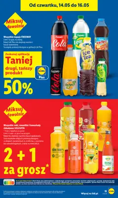 Lidl - gazetka promocyjna Oferta od czwartku od czwartku 14.05 do soboty 16.05 - strona 15