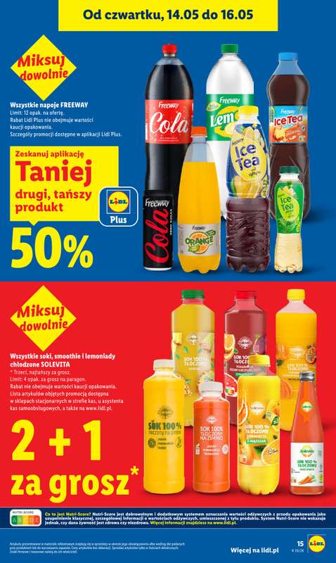 Lidl - gazetka promocyjna Oferta od czwartku od czwartku 14.05 do soboty 16.05 - strona 15