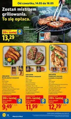 Lidl - gazetka promocyjna Oferta od czwartku od czwartku 14.05 do soboty 16.05 - strona 50