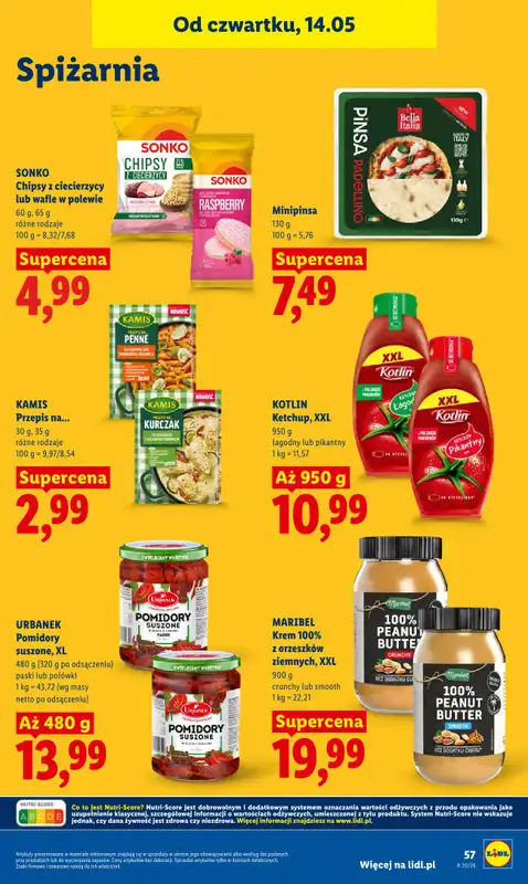 Lidl - gazetka promocyjna Oferta od czwartku od czwartku 14.05 do soboty 16.05 - strona 63