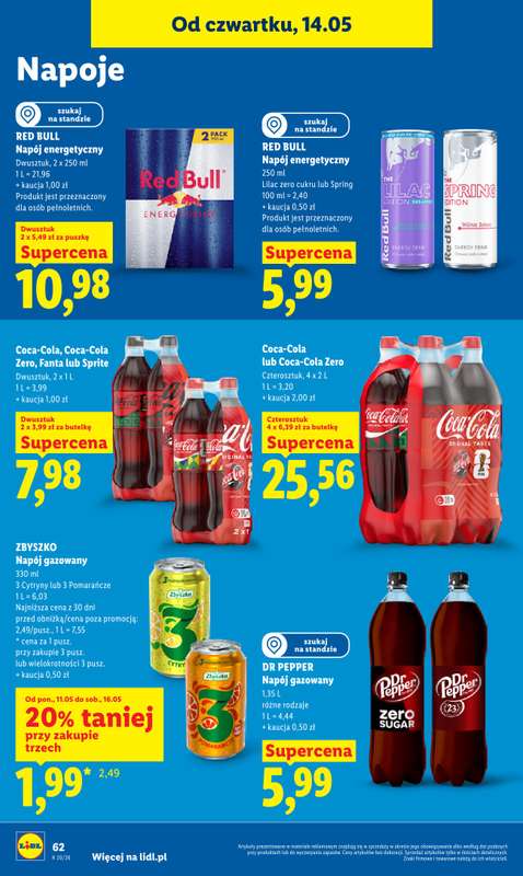Lidl - gazetka promocyjna Oferta od czwartku od czwartku 14.05 do soboty 16.05 - strona 68
