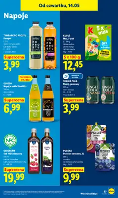 Lidl - gazetka promocyjna Oferta od czwartku od czwartku 14.05 do soboty 16.05 - strona 69