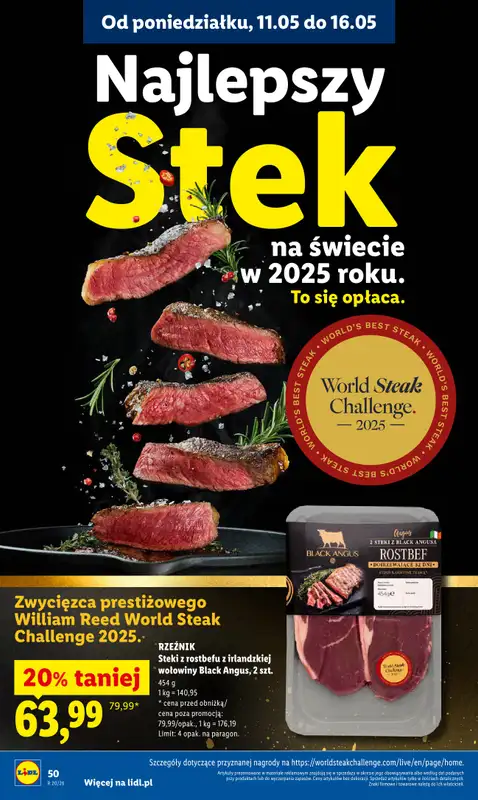 Lidl - gazetka promocyjna Oferta od czwartku od czwartku 14.05 do soboty 16.05 - strona 54