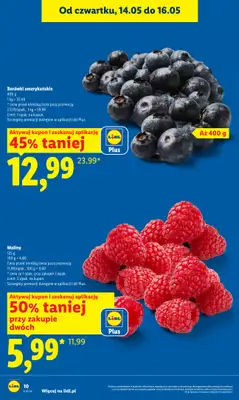 Lidl - gazetka promocyjna Oferta od czwartku od czwartku 14.05 do soboty 16.05 - strona 10