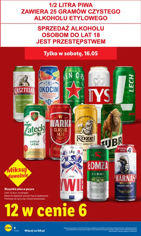 Lidl - gazetka promocyjna Oferta od czwartku od czwartku 14.05 do soboty 16.05 - strona 6