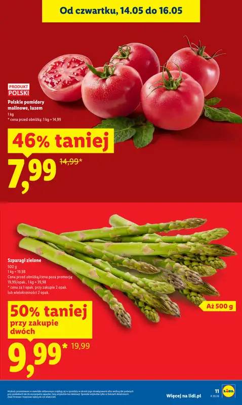 Lidl - gazetka promocyjna Oferta od czwartku od czwartku 14.05 do soboty 16.05 - strona 11