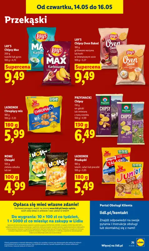 Lidl - gazetka promocyjna Oferta od czwartku od czwartku 14.05 do soboty 16.05 - strona 79
