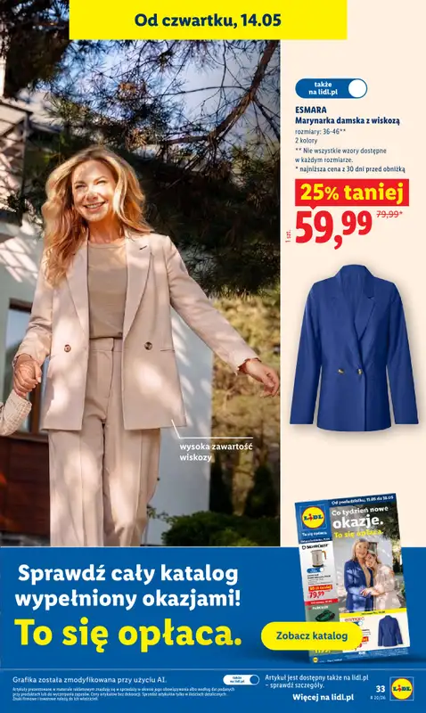 Lidl - gazetka promocyjna Oferta od czwartku od czwartku 14.05 do soboty 16.05 - strona 35