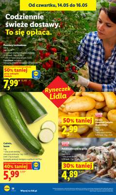 Lidl - gazetka promocyjna Oferta od czwartku od czwartku 14.05 do soboty 16.05 - strona 40