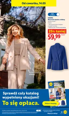 Lidl - gazetka promocyjna Oferta od czwartku od czwartku 14.05 do soboty 16.05 - strona 35
