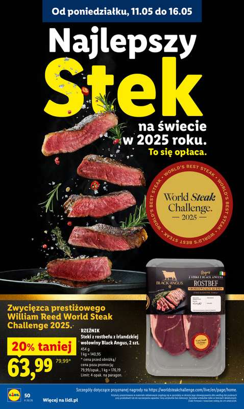 Lidl - gazetka promocyjna Oferta od czwartku od czwartku 14.05 do soboty 16.05 - strona 54