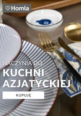 Homla - gazetka promocyjna Naczynia do kuchni azjatyckiej od czwartku 14.05 