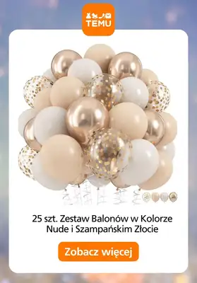 Temu - gazetka promocyjna Akcesoria na wydarzenia i imprezy od czwartku 14.05 do poniedziałku 25.05 - strona 7